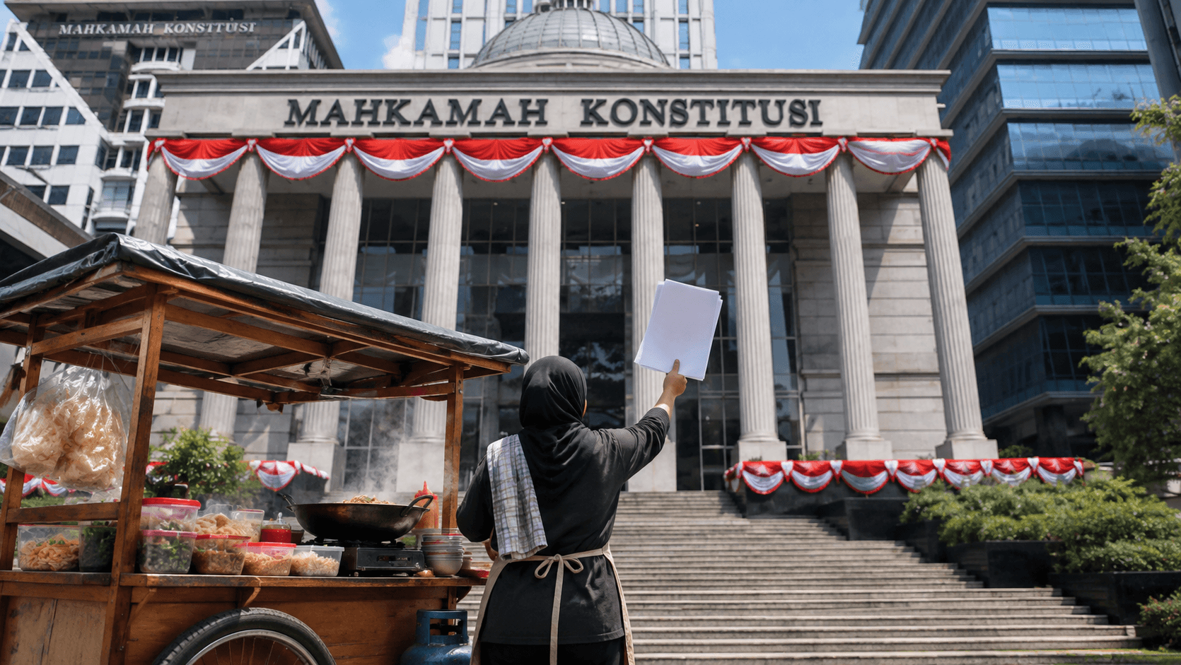 Pedagang Seblak Gugat UU Jaminan Produk Halal ke MK